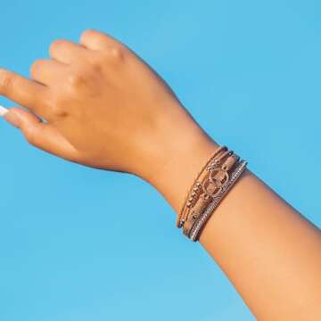 Elegant Boho Leather Cuff Bracelets for Women