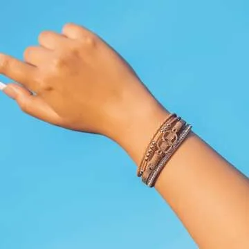 Elegant Boho Leather Cuff Bracelets for Women