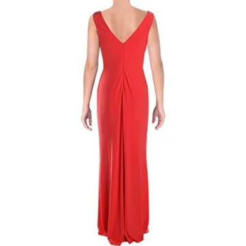 LAUREN RALPH LAUREN Womens Vawlisa Draped Evening Dress