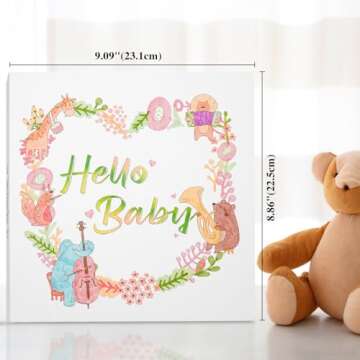 Vienrose Baby Memory Book for Milestones and Memories