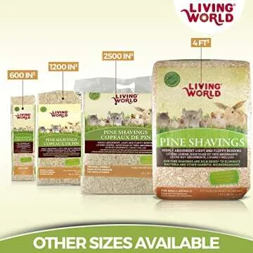 Living World Pine Shavings, 4-Cubic Feet