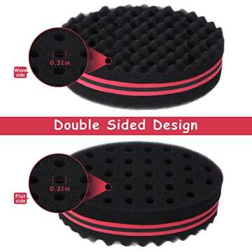 Leinuosen Afro Twist Hair Comb Set for Natural Coils