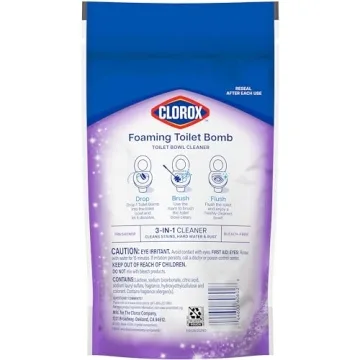 Clorox Foaming Toilet Bomb Cleaner for Effortless Hygiene