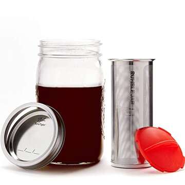 Rumble Jar - Next-Gen Cold Brew Coffee Maker for Mason Jars