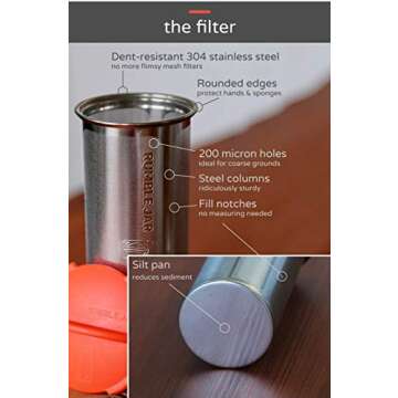 Rumble Jar Cold Brew Maker - Ideal for Strong Coffee