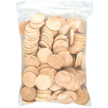 Crafty 250 Pack Unfinished Wood Circles for All Ages