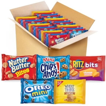 Nabisco Cookie & Cracker Variety Pack of 50 Snacks