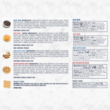 Nabisco Cookie & Cracker Variety Pack of 50 Snacks