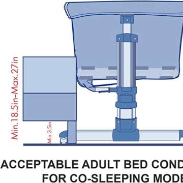 Mika Micky Portable Bedside Sleeper for Parents