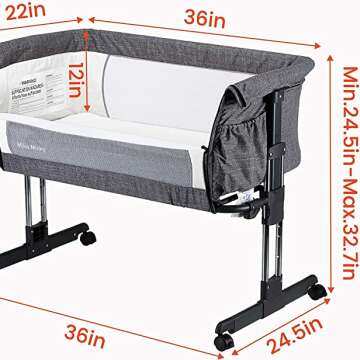 Mika Micky Portable Bedside Sleeper for Parents