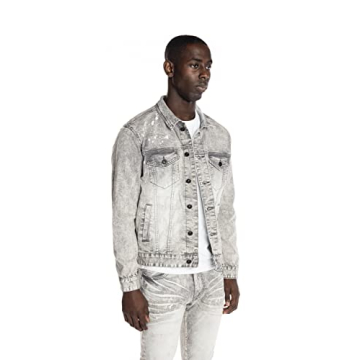 Stylish Smoke Rise Men's Fashion Denim Jacket for All Occasions