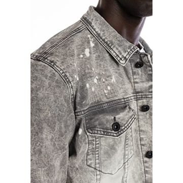 Stylish Smoke Rise Men's Fashion Denim Jacket for All Occasions