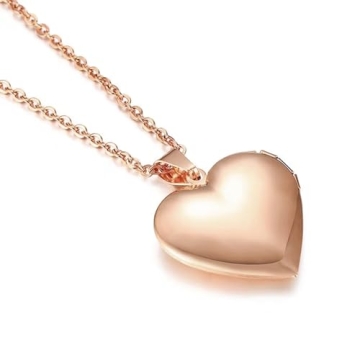 YOUFENG Love Heart Locket Necklace - A Sentimental Gift