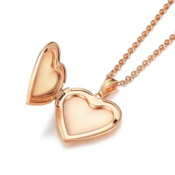 YOUFENG Love Heart Locket Necklace - A Sentimental Gift