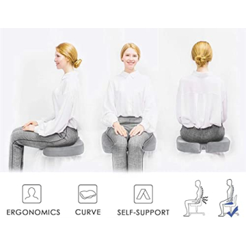 CYLEN Gel Enhanced Memory Foam Seat Cushion for Comfort