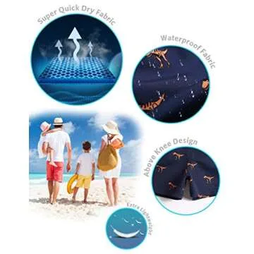 MaaMgic Boys Swim Trunks - Fun & Stylish Bathing Suits