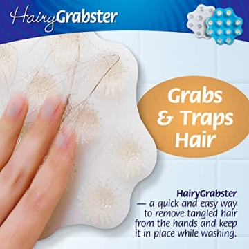 Hairy Grabster Drain Hair Catcher for Mess-Free Showers