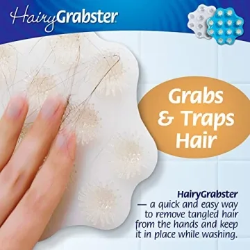 Hairy Grabster Drain Hair Catcher for Mess-Free Showers