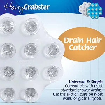 Hairy Grabster Drain Hair Catcher for Mess-Free Showers