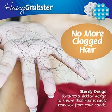 Hairy Grabster Drain Hair Catcher for Mess-Free Showers