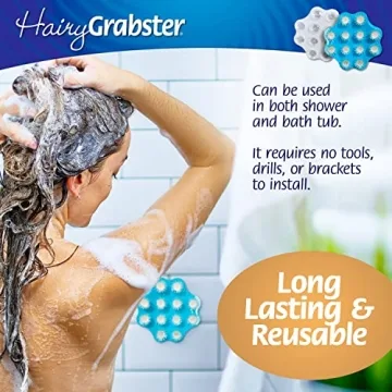 Hairy Grabster Drain Hair Catcher for Mess-Free Showers