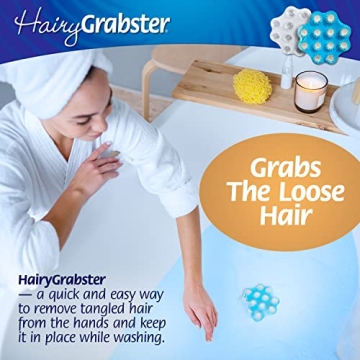 Hairy Grabster Drain Hair Catcher for Mess-Free Showers