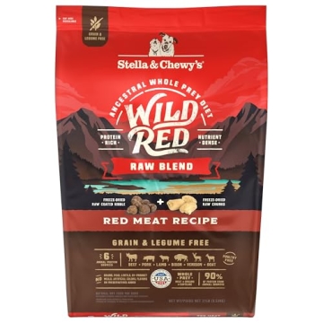Stella & Chewy's Wild Red Dry Dog Food Raw Blend High Protein Grain Free Recipe - 21 lb. Bag