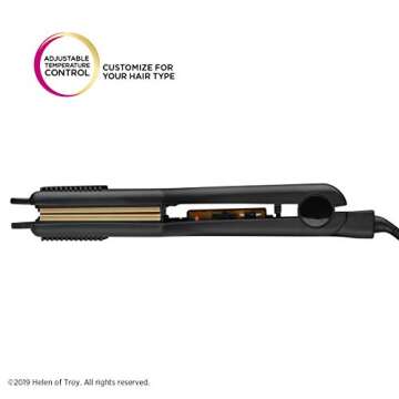 Gold N Hot Professional Ceramic 2” Hair Crimper Iron, 2 Inch (Pack of 1)