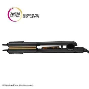 Gold N Hot Professional Ceramic 2” Hair Crimper Iron, 2 Inch (Pack of 1)
