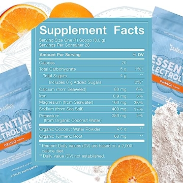 Paleovalley Essential Electrolytes Powder - Sugar-Free Hydration