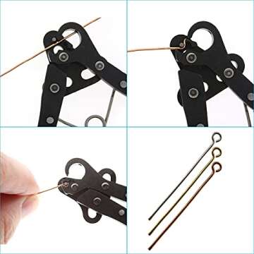 The Beadsmith 1-Step Looper Pliers, 3mm, 24-18g Craft Wire, Instantly Create Consistent Loops for Rosaries, Earrings, Bracelets, Necklaces and Wire Jewelry in One Step