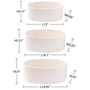 Stylish Voten Woven Storage Basket Set for Organizing Home