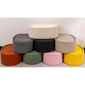Stylish Voten Woven Storage Basket Set for Organizing Home