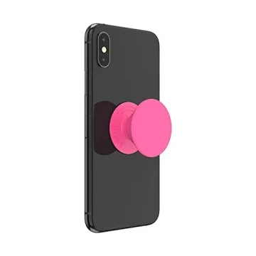 Vibrant Neon Pink PopSocket for Phones and Cases