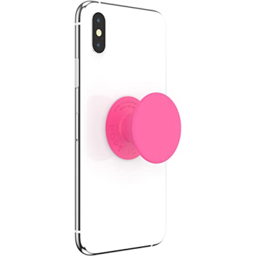 Vibrant Neon Pink PopSocket for Phones and Cases