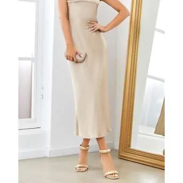 Coutgo Women's One Strap Heeled Sandals Square Open Toe Stiletto Heels Ankle Buckle Strap Summer Pump Shoes, Gold, Size 7.5