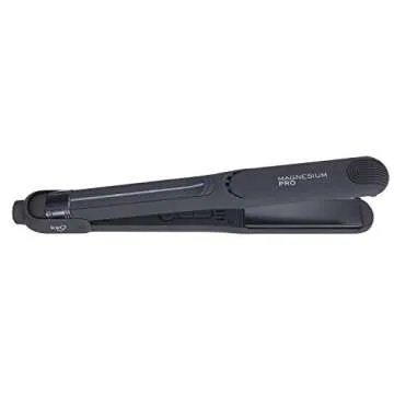 Ion Magnesium Flat Iron 1 Inch, Optimal Heat, Ceramic Tourmaline, Patented Korean Magnesium Technology