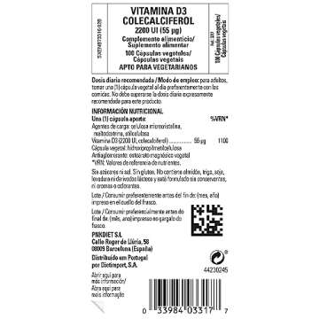 Solgar Vitamin D3 2200 IU for Strong Bones and Immunity