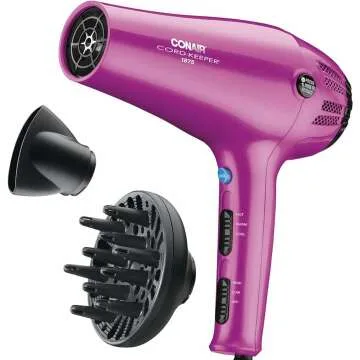 Conair Hair Dryer with Retractable Cord - 1875W Essential