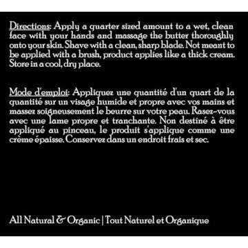 Brickell Men's Smooth Brushless Shave Butter for Men, Natural and Organic Smooth Shaving Butter to Fight Nicks, Cuts and Razor Burn, 5 Ounce, Scented