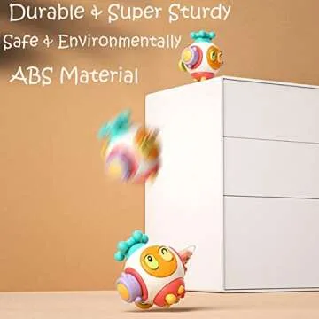 Playcasually 7 8 9 10 12 18 Month Old Baby Toys, Learning Car Activities Sensory Busy Fidget Cube Board Travel Toy for Toddlers 1-3 Educational Montessori Toys for 1 2 Year Old