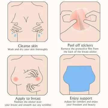 Vohlouy Reusable Silicone Nipple Covers for Women