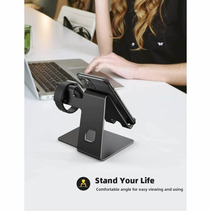 Lamicall Apple Watch Phone Holder 2-in-1 Stand