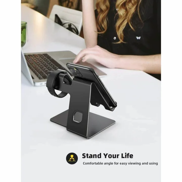 Lamicall Apple Watch Phone Holder 2-in-1 Stand