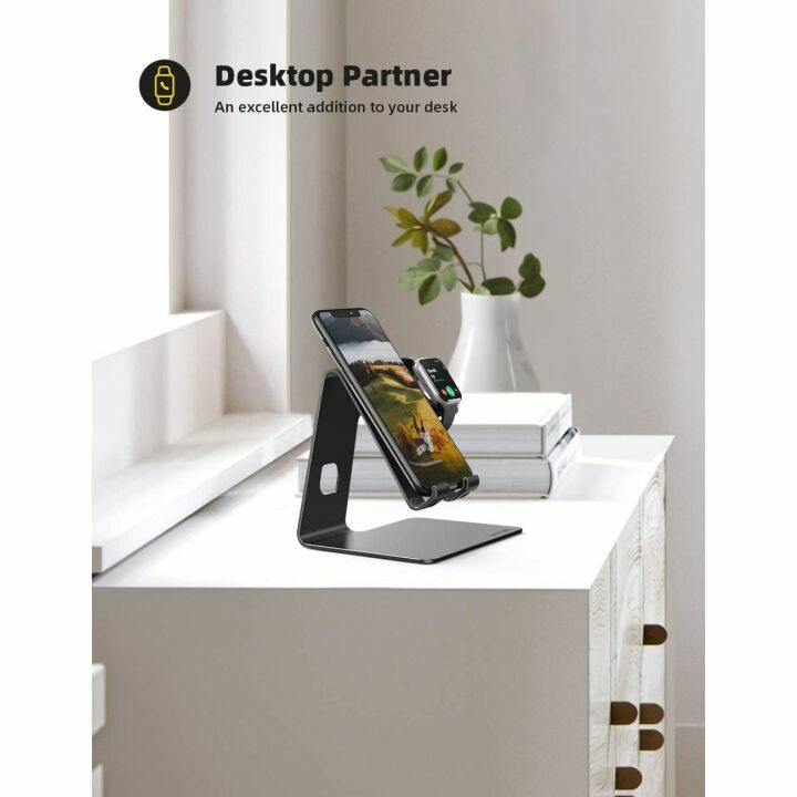 Lamicall Apple Watch Phone Holder 2-in-1 Stand