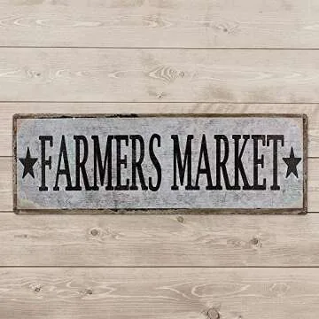 Retro Vintage Metal Tin Bar Sign for Home Decor