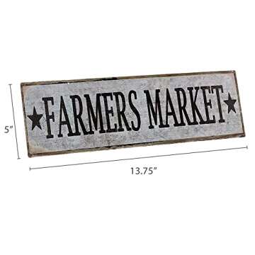 Retro Vintage Metal Tin Bar Sign for Home Decor