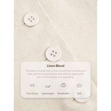 CIDER French Riviera Vacation Linen-Blend Button Tube Crop Top: Beige, M