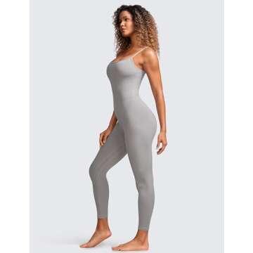 CRZ YOGA Butterluxe Jumpsuits for Women Yoga Workout Casual One Piece Leggings Romper with Built in ...