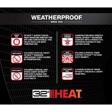 32 Degrees Boys Thermal Shirt and Pants Set for Winter